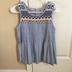 Light blue tank top